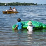 kabetogama lake floating